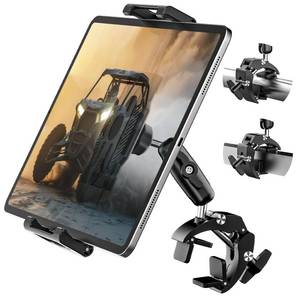 lot 2491 image: INSSKY Metal UTV Tablet Mount for Square & Round Bar, Fits 1.1-1.8 Tubes