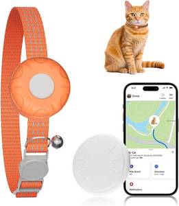 lot 2492 image: GPS Tracker for Cats-No Monthly Fee Cat Tracker,Compatible with Apple Find My App (Only iOS), Waterproof Pet Tracker,Real-Time Cat Trackers Collar for Pets,Kids,Luggage  367-Day Battery Life(Orange)