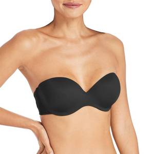 lot 4062 image: Maidenform Womens Custom Lift Strapless Bra, Black,36B