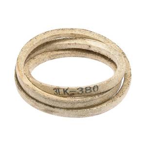 lot 4065 image: uxcell 3LK380 Cord Belt Grey, 38 x 38 Lawn and Garden Aramid V-Belt for Mower Deck