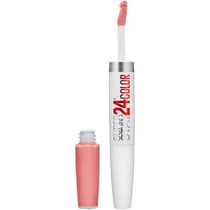 lot 4118 image: Maybelline Super Stay 24, 2-Step Liquid Lipstick Makeup, Long Lasting Highly Pigmented Color with Moisturizing Balm, All Night Apricot, Nude Orange, 1 Count