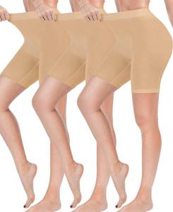 lot 4137 image: Reamphy 3 Pack Slip Shorts for Under Dresses Women Anti Chafing Shorts