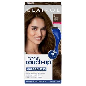lot 4143 image: Clairol Root Touch Up Permanent Hair Dye, 5 Medium Brown, Pack of 1