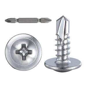 lot 4144 image: (350 pcs) Wensilon #10�12for Sheet Metal Self-Tapping Screws 410 Stainless Steel Truss Head High-Strength Quick Tapping Screws
