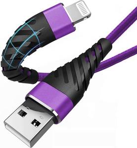 lot 4177 image: (2 Pack) Long iPhone Charger 10ft for MFi Certified,CyvenSmart 10 Foot Lightning Cable Fast Charging Cord 10 Feet for iPhone 1212 Pro1111 Pro11 Pro MaxXSXS MaxXRX88 Plus77 Plus6 Purple