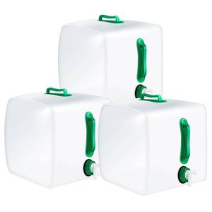 lot 5831 image: Reallnaive Collapsible Water Container 5.3 Gallon 3-Pack