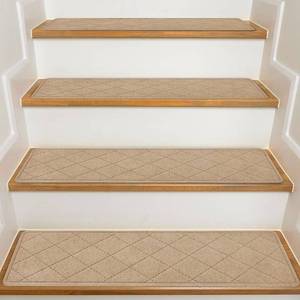 lot 5834 image: KOOTETA Non-Slip Stair Treads 8 x 30 15 Pack