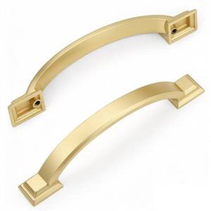 lot 5839 image: Probrico Brushed Gold Cabinet Pulls 96mm 30-Pack