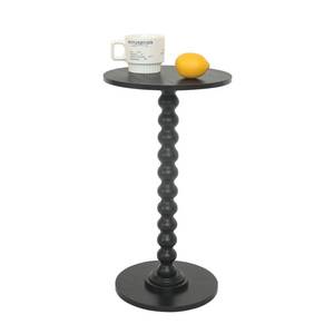lot 5859 image: Fultyle Round Side Table, 11.8in Dia. x 21.6in H, Black