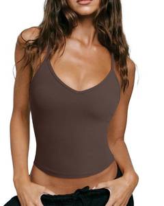 lot 6004 image: OMKAGI Racerback Workout Tank Top, Medium