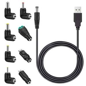 lot 6051 image: MEROM Universal 5V DC Power Cable USB to 5.5x2.1mm