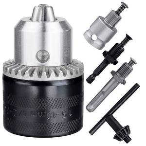 lot 6052 image: Ganyee 1.5-13mm Keyed Drill Chuck Adapter Kit