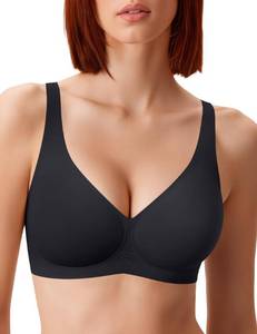lot 6074 image: Vertvie Wireless Jelly Bra Push Up Seamless Deep V 36A