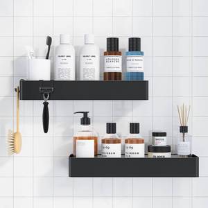 lot 6079 image: Kitsure Shower Caddy - 2 Pack Adhesive Organizer