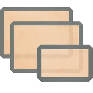 lot 6472 image: Koolstuffs Silicone Baking Mat 3-Pack