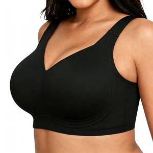 lot 6478 image: Xcutting Wirefree Full Coverage Bra 2XL Black