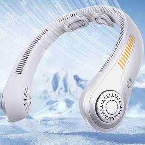 lot 7345 image: Portable Neck Fan Rechargeable, 5 Speeds, Lightweight, Long Lasting, Battery Operated All-Around Cooling Quiet Personal Fans for Travel Camping Cooling Essentials, Birthday Gifts for Women Men Mom Dad