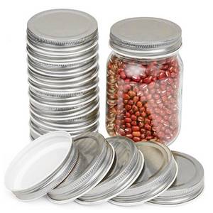 lot 7346 image: meiyimaoyi 50Pcs 2.75inch Mason Jar Lids Regular Mouth,Lids Leak Proof Secure Mason Storage Solid Caps, 100% Fit & Airtight for Regular Mouth Mason Jars Yogurt Iidss,Canning lidss