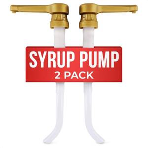 lot 8018 image: ALPENKOK 2 Pcs Sauce Pump Dispenser for Home Bar and Cafe