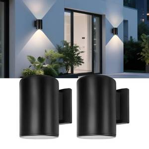 lot 8021 image: Livinlarge Solar Wall Lights Outdoor,Wall Sconce Waterproof Up and Down