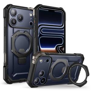 lot 8022 image: SUPCASE for iPhone 17 Pro Max Case with Built-in Kickstand, Black