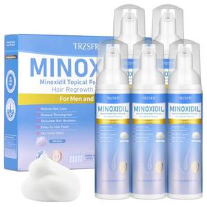 lot 8041 image: Trzsfr 5% Minoxidil Foam for Men & Women, Hair Regrowth Treatment for Thinning Hair & Beard Growth, Extra Strength Topical Foam, Clinically Proven Hair Loss Treatment, 6 Month Supply (14OZ Total)