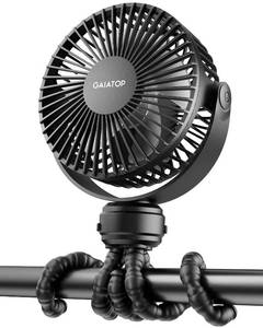 lot 8044 image: Gaiatop Mini Portable Stroller Fan, Small Clip on Fan 3 Speed Rechargeable