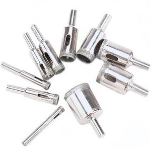 lot 8045 image: XIANFENGHU Diamond Drill Bits Set for Glass, Diamond Hole Saw Set 10 PCS