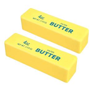 lot 8057 image: 2pcs Slow Rising Butter Squishy, 2026 New Realistic Soft Butter Stick ,Butter Squishy Relief Fidget Toys,Slow Rebound Stress Relief Toy Gifts