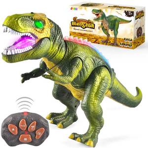 lot 8059 image: JOYIN Robot Dinosaur Toy for Kids Boys 3 Big T.rex with Light and Realistic Roaring Sound, Remote Control Walking & Dancing Dinosaur, Electronic Toy for Kid, Birthday Gift for Kids Boys Girls