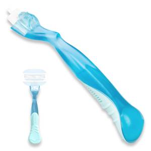 lot 8098 image: Replacement Handle Compatible with Gillette Venus, Comfort Glide Razor Handle Non-slip Ergonomic Handles for Women (Blue)