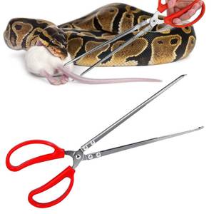 lot 8113 image: Snake Feeding Tongs,15 Inch Reptile Feeding Tongs,Extra Long Large Tweezers for Corn Ball Python Accessories,Bearded Dragon Tank Accessories,Pet Terrarium Supplies for Leopard Crested Gecko,Lizard