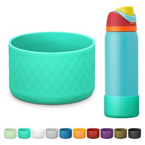 lot 8121 image: Beonsky Silicone Boot for Owala Water Bottle 40 oz, Anti-Slip Protective Sleeve for FreeSipTwistFlip Stainless Steel Water Bottles Accessories