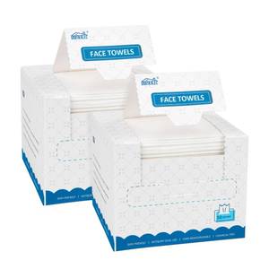 lot 8139 image: HOMEXCEL Face Towels, Disposable Face Towelette Ultra Soft & Absorbent