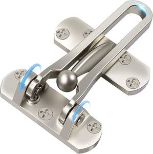 lot 8482 image: Door Safety Locks from Inside Swing Bar Door Lock Latch for Home Security