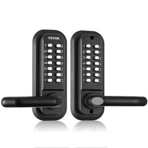 lot 9320 image: VEVOR Mechanical Keyless Entry Door Lock, 14 Digit Keypad, Double-Sided Embedded Outdoor Gate Door Locks Set with Keypad and Handle, Water-Proof Zinc Alloy, Easy to Install, for Garden, Yard, Garage