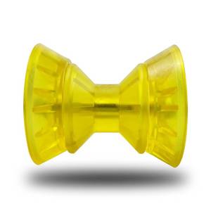 lot 9329 image: COLOFULWAY 4 Boat Trailer Roller Assembly with Spoke fits 12 Shaft, Bow Roller fits 4 inch Wide Bracket