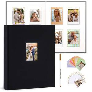 lot 9346 image: 2x3 Instant Photo Album, 120 Pockets Mini Picture Album with Writing Space