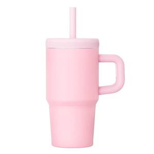 lot 9356 image: Luxgola 20 Oz Kids Tumbler with Handle, Stainless Steel Cute Water Bottle