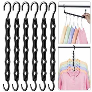 lot 10006 image: HOUSE DAY College Dorm Essentials 6 Pack, Multifunctional Closet Organizers