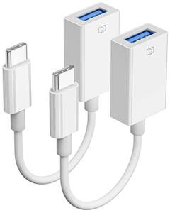 lot 10014 image: YOFEEPOP USB C to USB A Adapter 2 Pack, Type-C OTG Adapter for Flash Drives