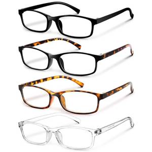 lot 10017 image: Gaoye 1.5 Multi Pack Reading Glasses - Blue Light Blocking Lenses, TR90 Frames, UV400 - Eyeglasses with Clear Vision