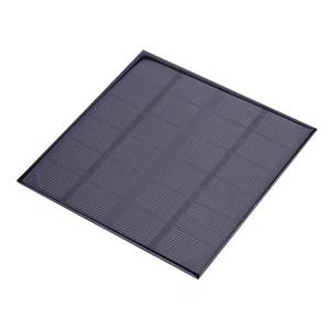 lot 10023 image: ZPSHYD 6V 3W 500mA Solar Panel DC Output Mini Monocrystalline Silicon Solar Cell Panels Module for Charging Battery Lamp Charger Power Supply, 145mm x 145mm