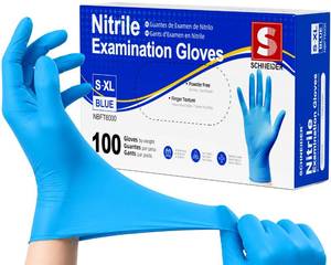 lot 10456 image: Schneider Medical Exam Glove, Gloves Disposable Latex Free, Powder Free