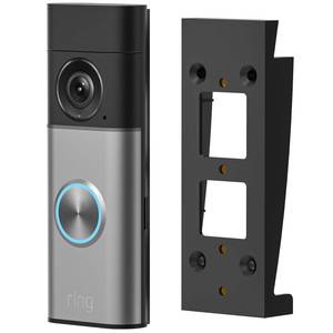 lot 10489 image: Vinyl Siding Mount for Ring Battery DoorbellProPlus 2nd(2026 Model)Ring Wired Doorbell PlusPro(2025 Model), Adjustable Angle Doorbell Wedge Corner Mounting Bracket Kit, for 4 Standard Siding