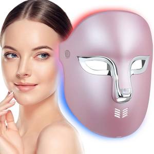 lot 11815 image: Auxoliev Red Light Therapy Facial Mask with Remote  Retail $214.99