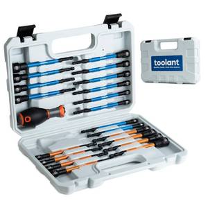 lot 11853 image: toolant Magnetic Nut Driver Set, 21-Piece Metric & SAE