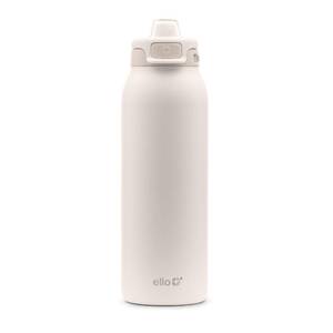 lot 12430 image: Ello Pop & Fill 32oz Stainless Water Bottle, Cream