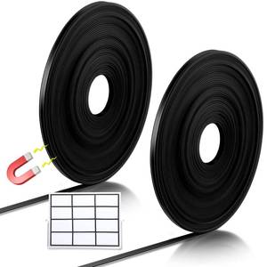 lot 12431 image: Tellegloww Black Magnetic Tape Roll 12 Inch X 25 Feet