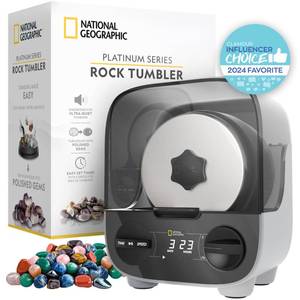 lot 13244 image: National Geographic Ultra Quiet Rock Tumbler Kit for Kids and Adults
